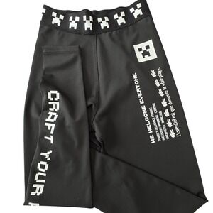 Lacoste x Minecraft 36 XS Black Logo Print